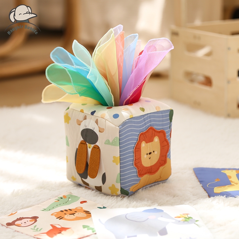 Board Game Nature - Juguetes Montessori, caja mágica de pañuelos