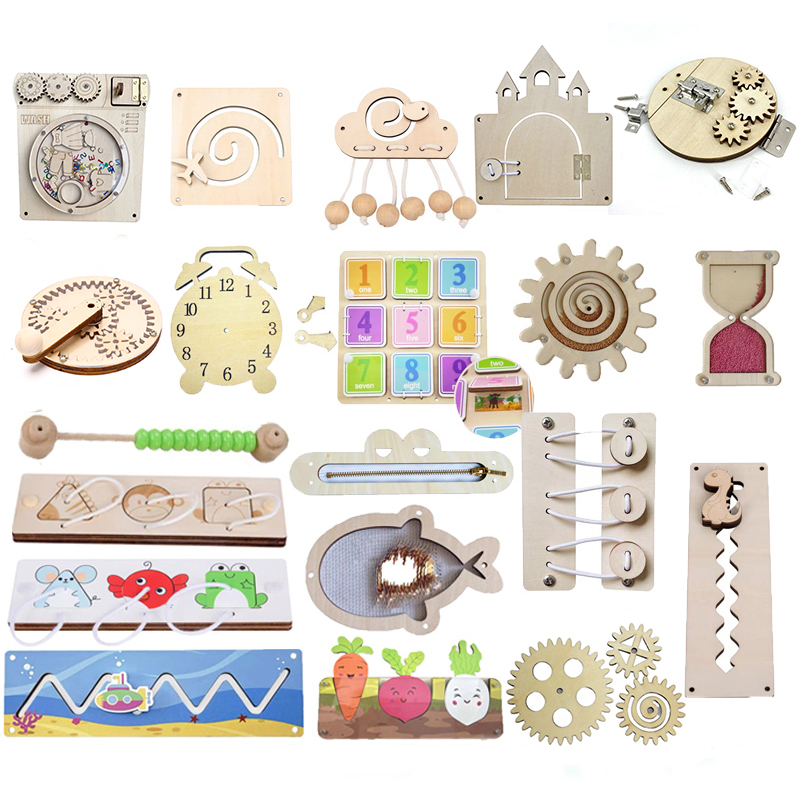 Board Game Nature - Accesorios de tablero ocupado para bebé,