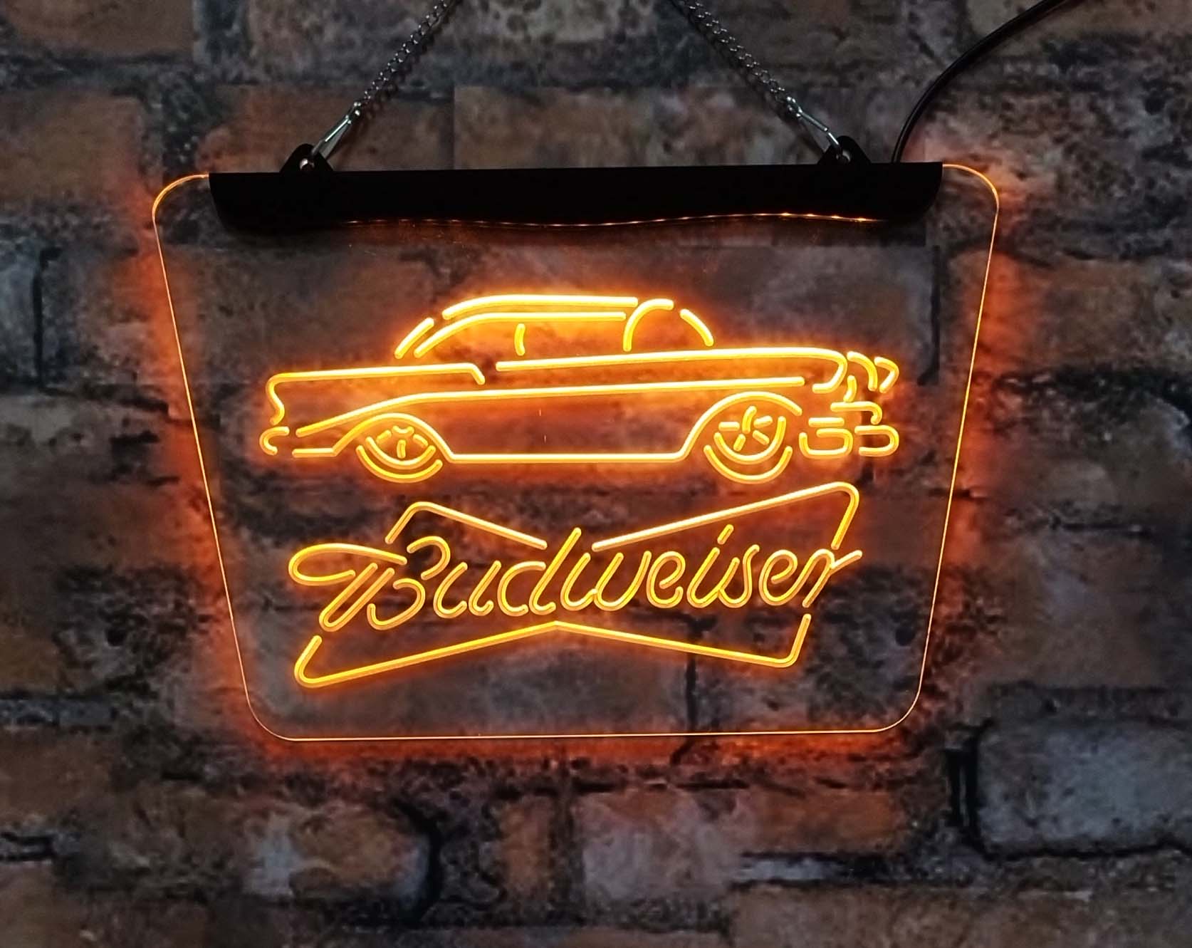 Letrero LED de neón Budweiser  - Board Game Store reseña y precio