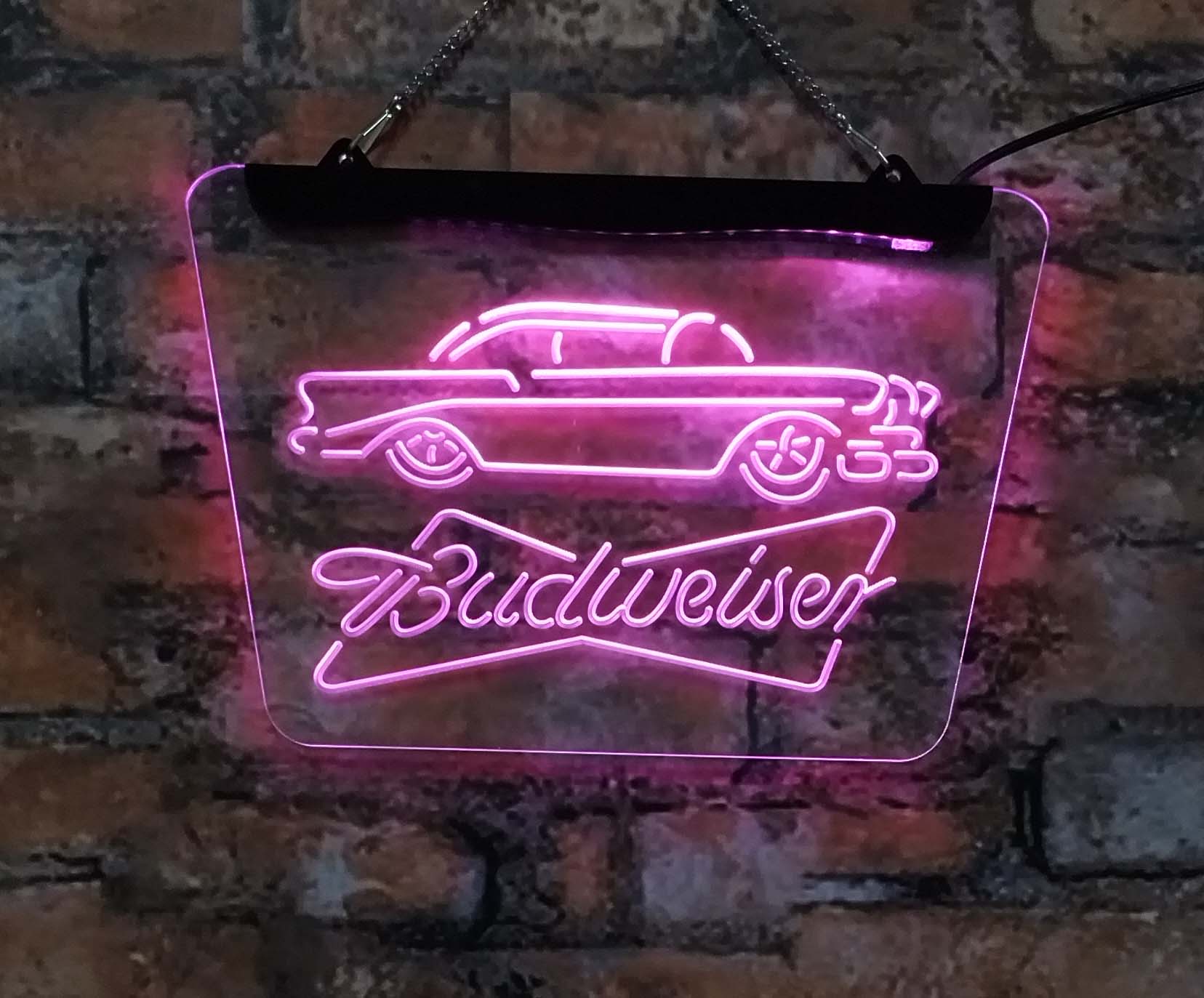 Letrero LED de neón Budweiser  - Board Game Store reseña y precio