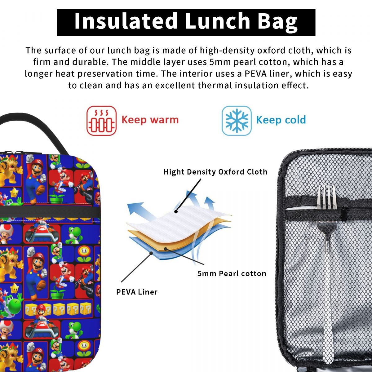 Bolsa de almuerzo personalizad - Board Game Heat reseña y precio